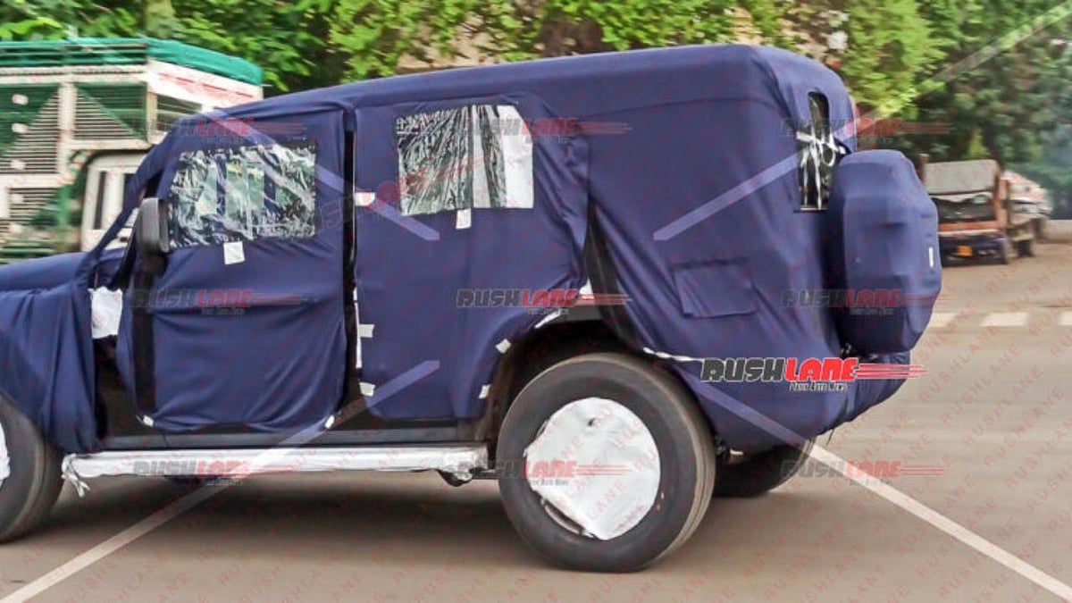 Mahindra Thar 5-door - Spy Picture